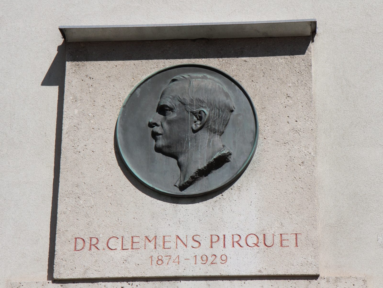 Clemens Pirquet von Cesenatico's monument, Vienna - 04.jpg